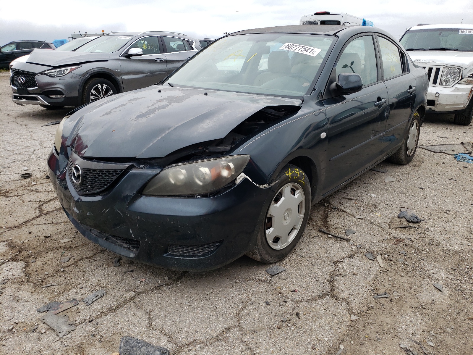 2004 Mazda 3 I VIN: JM1BK12F741127743 Lot: 49046505