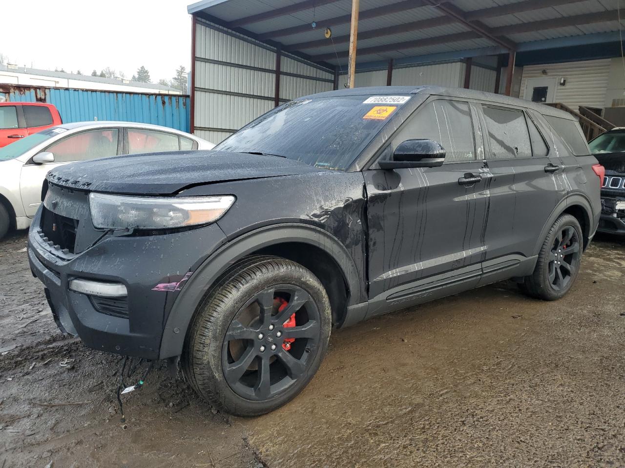 2022 Ford Explorer St VIN: 1FM5K8GC5NGA73891 Lot: 70882502