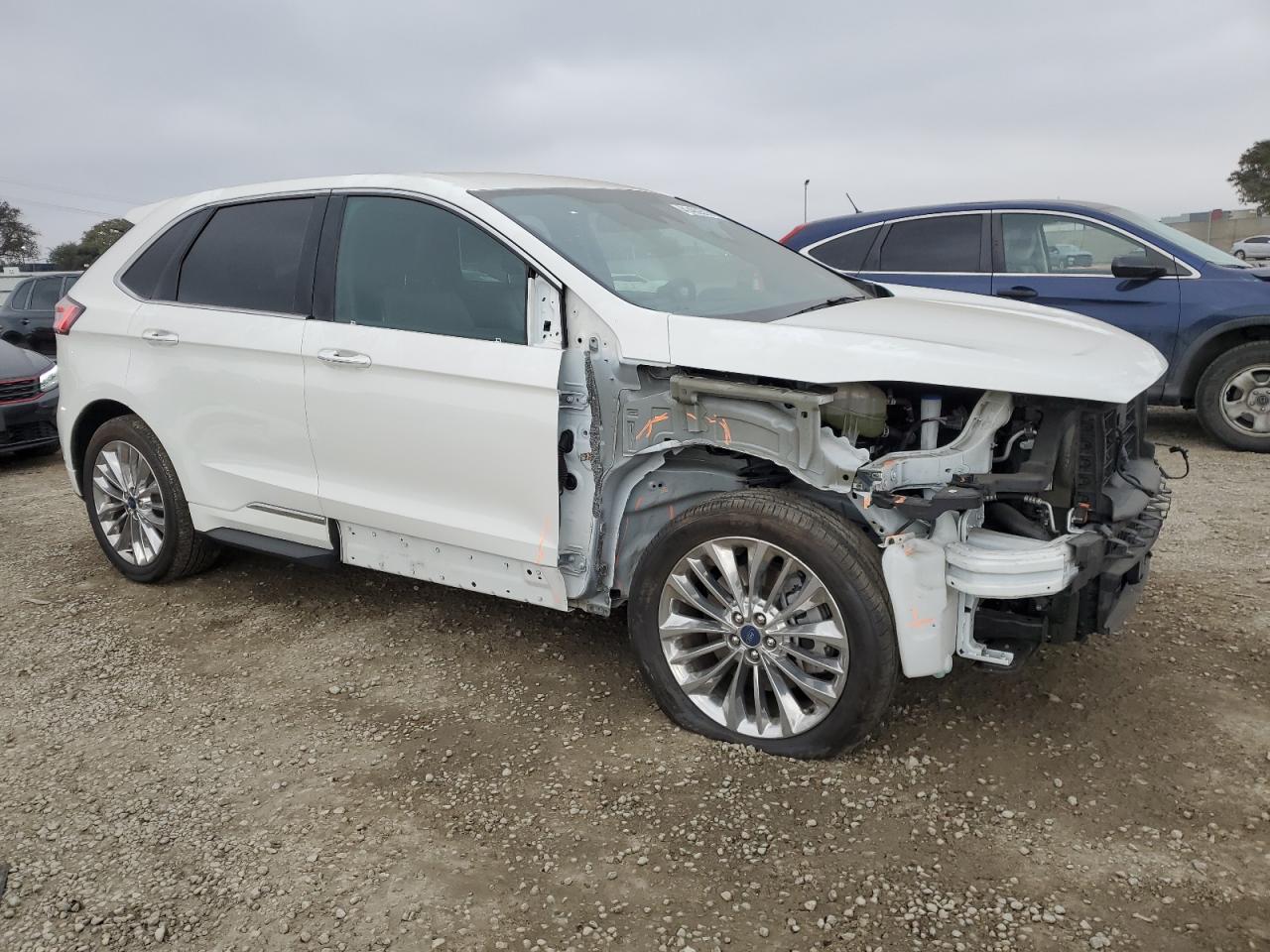 2021 Ford Edge Titanium VIN: 2FMPK3K98MBA61876 Lot: 41492315