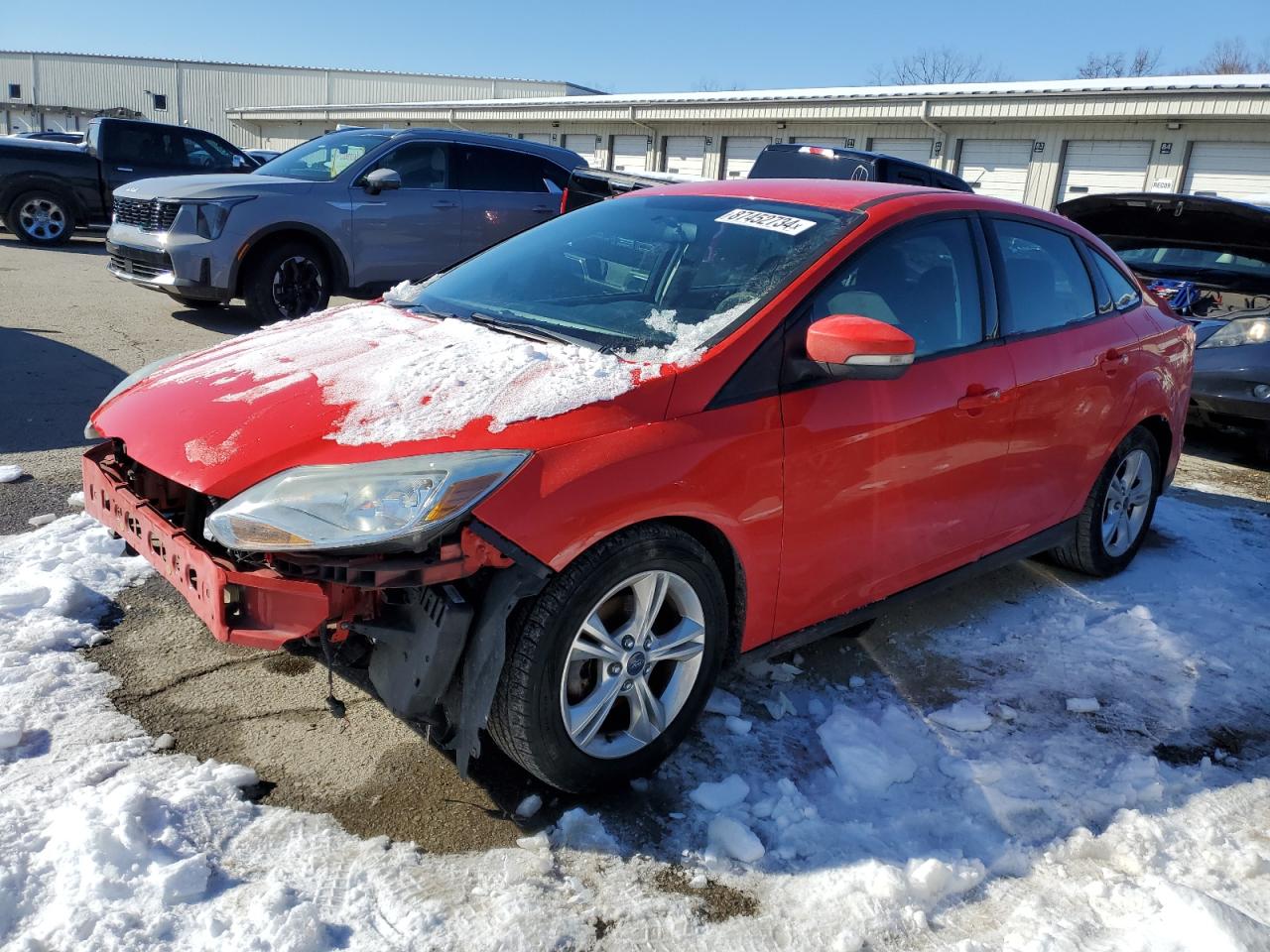 2014 Ford Focus Se VIN: 1FADP3F24EL253082 Lot: 87452734