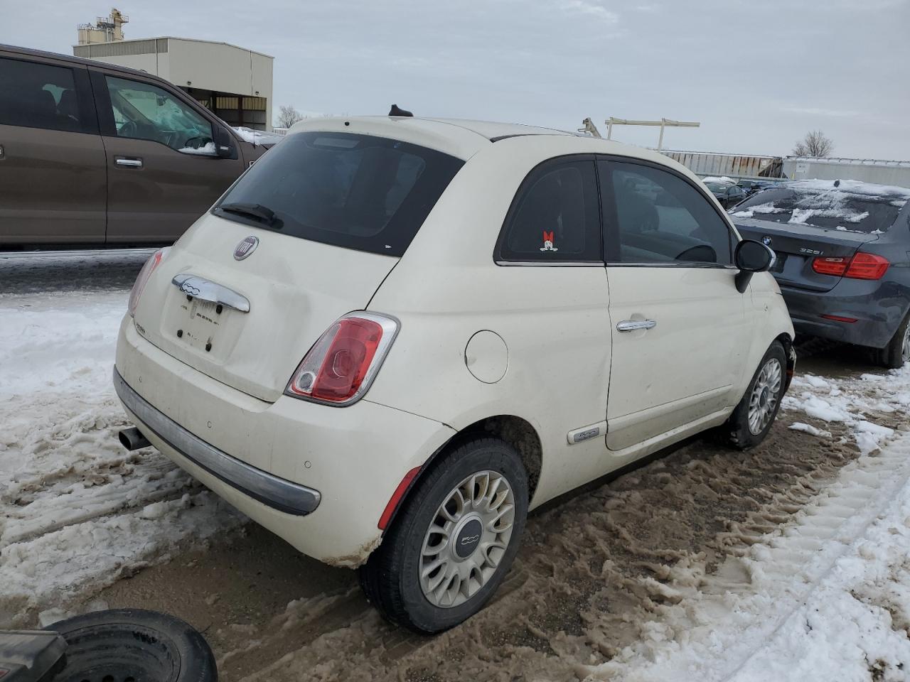 2012 Fiat 500 Lounge VIN: 3C3CFFCR4CT130335 Lot: 88012565