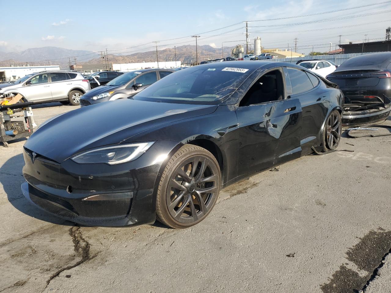 2022 Tesla Model S VIN: 5YJSA1E51NF482745 Lot: 42562955