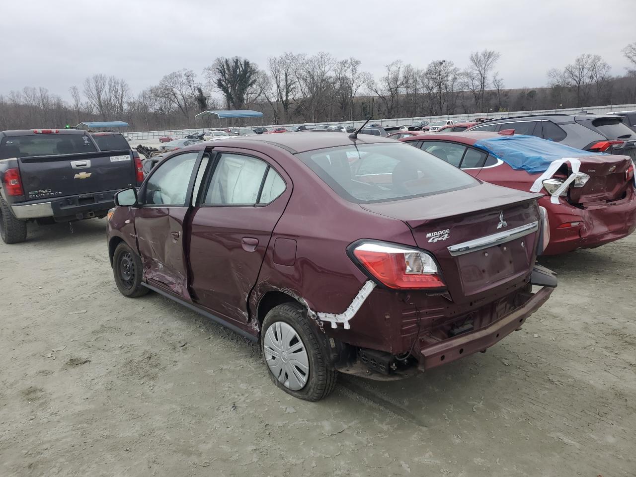 2022 Mitsubishi Mirage G4 Es VIN: ML32FUFJ7NHF00671 Lot: 43392825