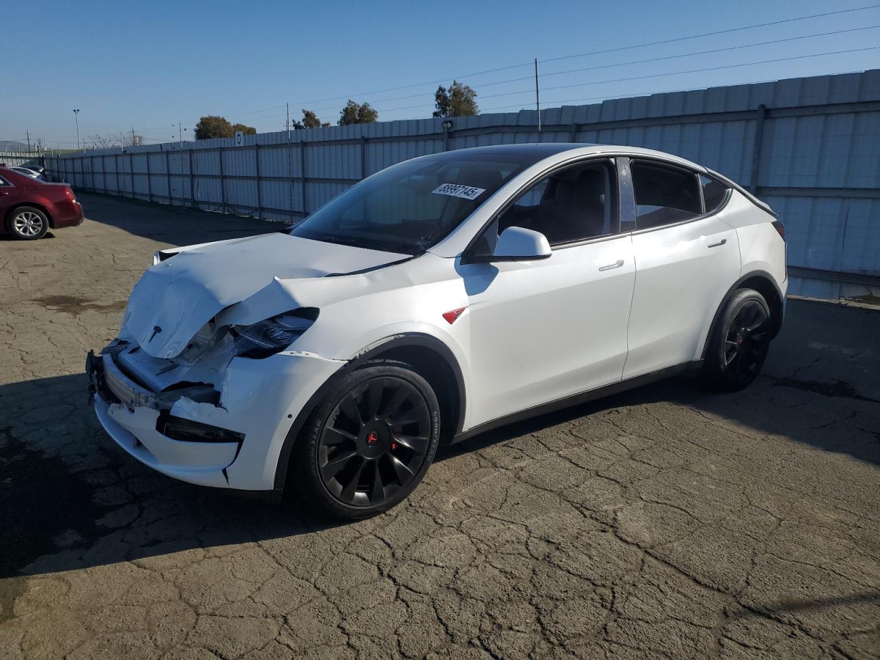 2021 Tesla Model Y VIN: 5YJYGAEEXMF269624 Lot: 88997145