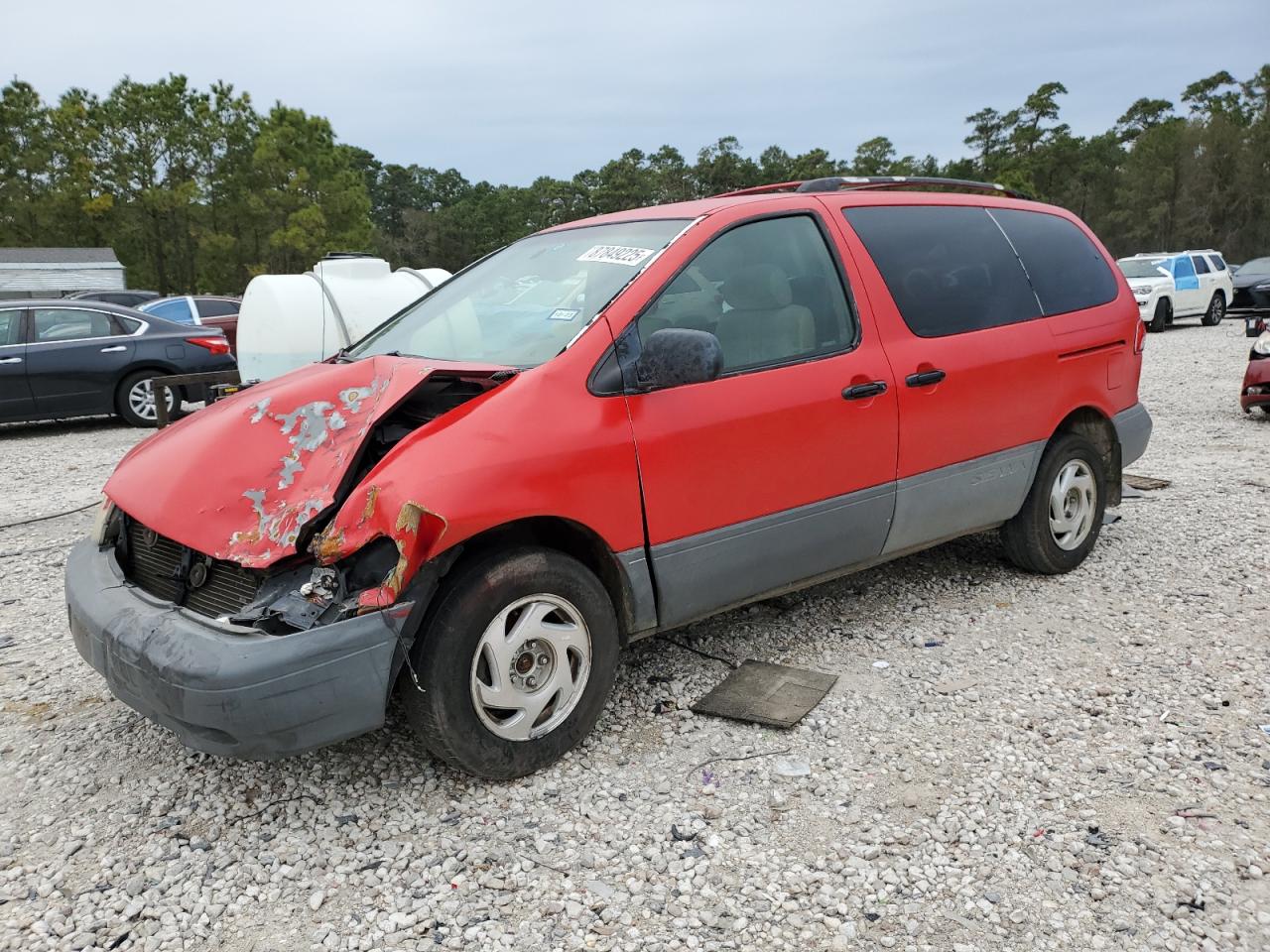 2002 Toyota Sienna Le VIN: 4T3ZF13C52U448931 Lot: 87849225