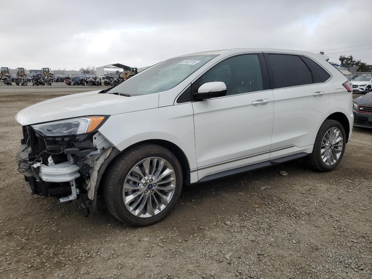 2021 Ford Edge Titanium VIN: 2FMPK3K98MBA61876 Lot: 41492315