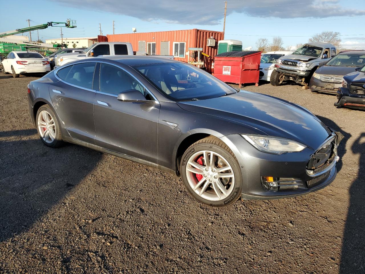 2015 Tesla Model S P85D VIN: 5YJSA1H45FF083955 Lot: 88812575