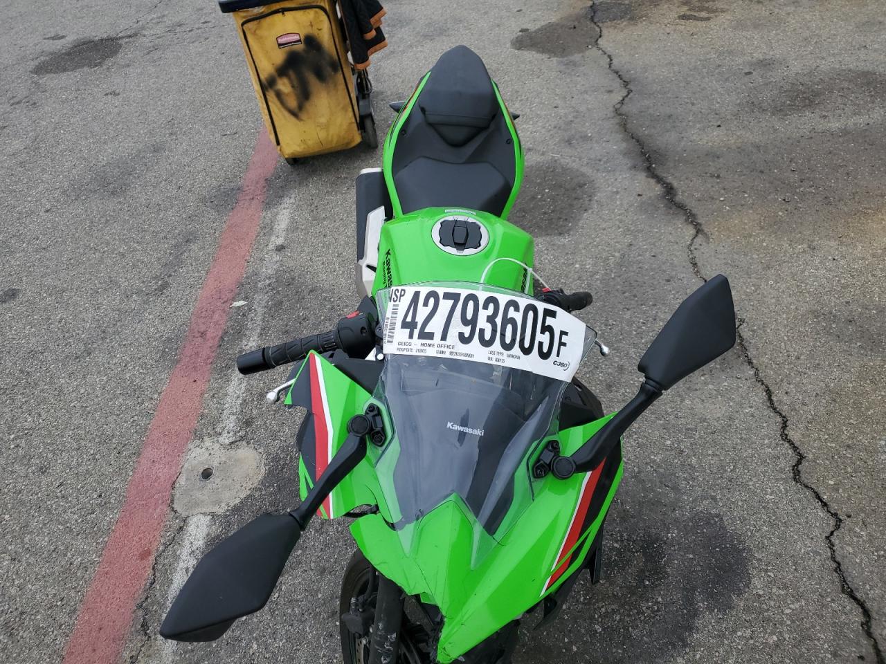 2024 Kawasaki Ex500 H VIN: ML5EXGH13RDA30135 Lot: 42793605