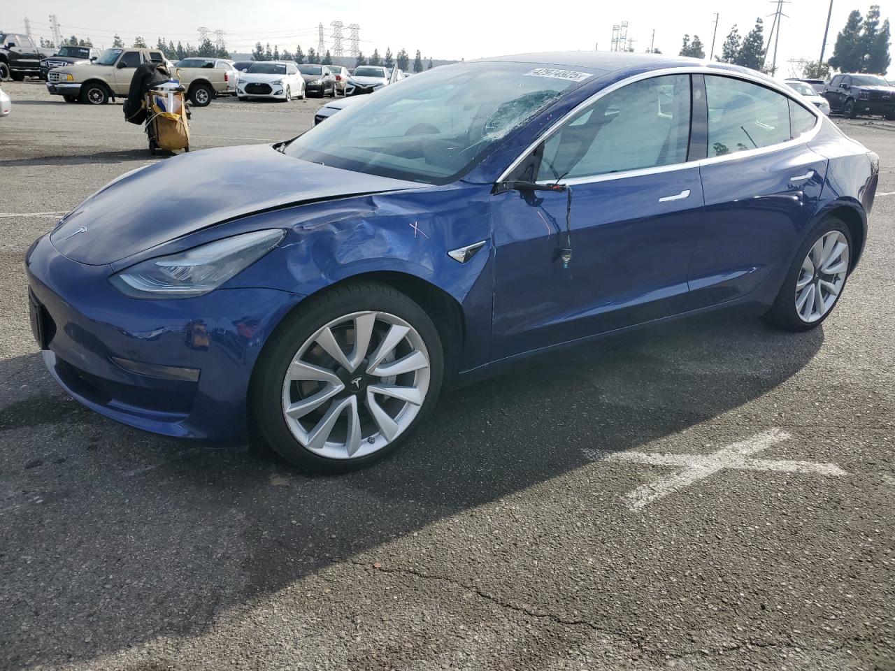 2020 Tesla Model 3 VIN: 5YJ3E1EAXLF662728 Lot: 42974925