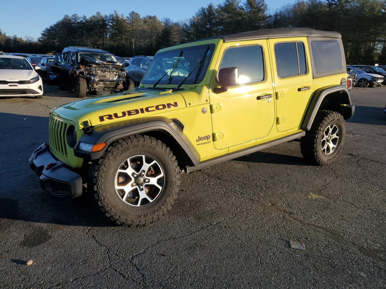 2022 Jeep Wrangler Unlimited Rubicon VIN: 1C4HJXFN4NW244038 Lot: 87279694