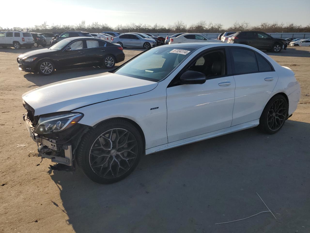 55SWF6EB5GU124958 2016 Mercedes-Benz C 450 4Matic Amg