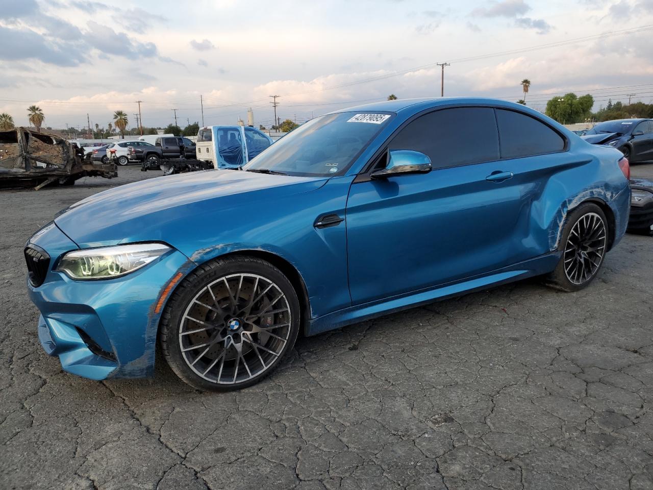 2020 BMW M2 Competition VIN: WBS2U7C09L7F04099 Lot: 42879095