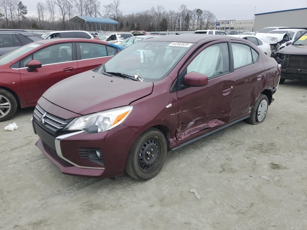 2022 Mitsubishi Mirage G4 Es VIN: ML32FUFJ7NHF00671 Lot: 43392825