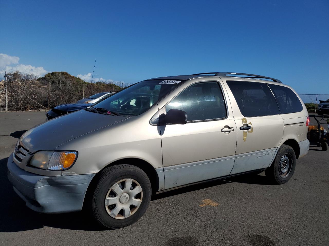 2002 Toyota Sienna Ce VIN: 4T3ZF19C12U488396 Lot: 88857545