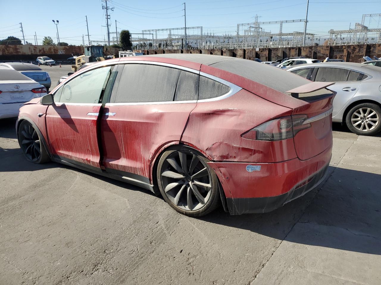 2021 Tesla Model X VIN: 5YJXCBE24MF324376 Lot: 88129695