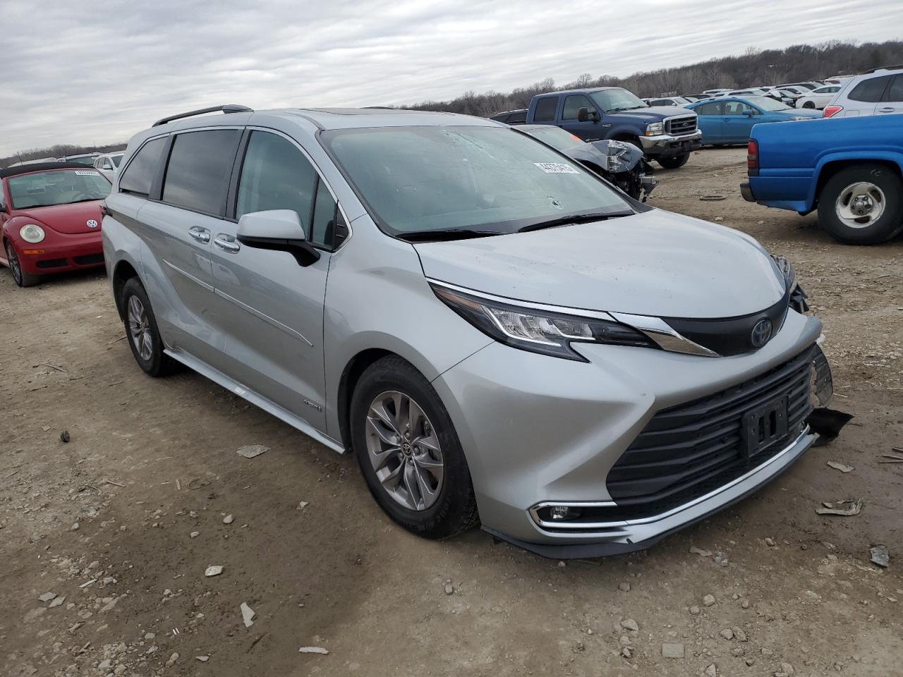 2021 Toyota Sienna Xle VIN: 5TDJRKEC8MS011727 Lot: 44375415