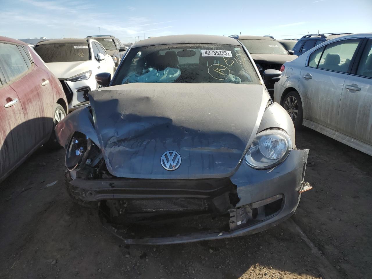 2014 Volkswagen Beetle VIN: 3VWJX7AT4EM614035 Lot: 43735255