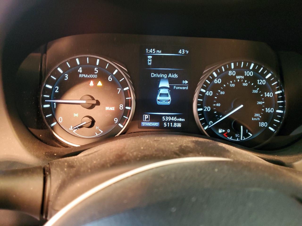 JN1EV7AR9KM556464 2019 Infiniti Q50 Luxe