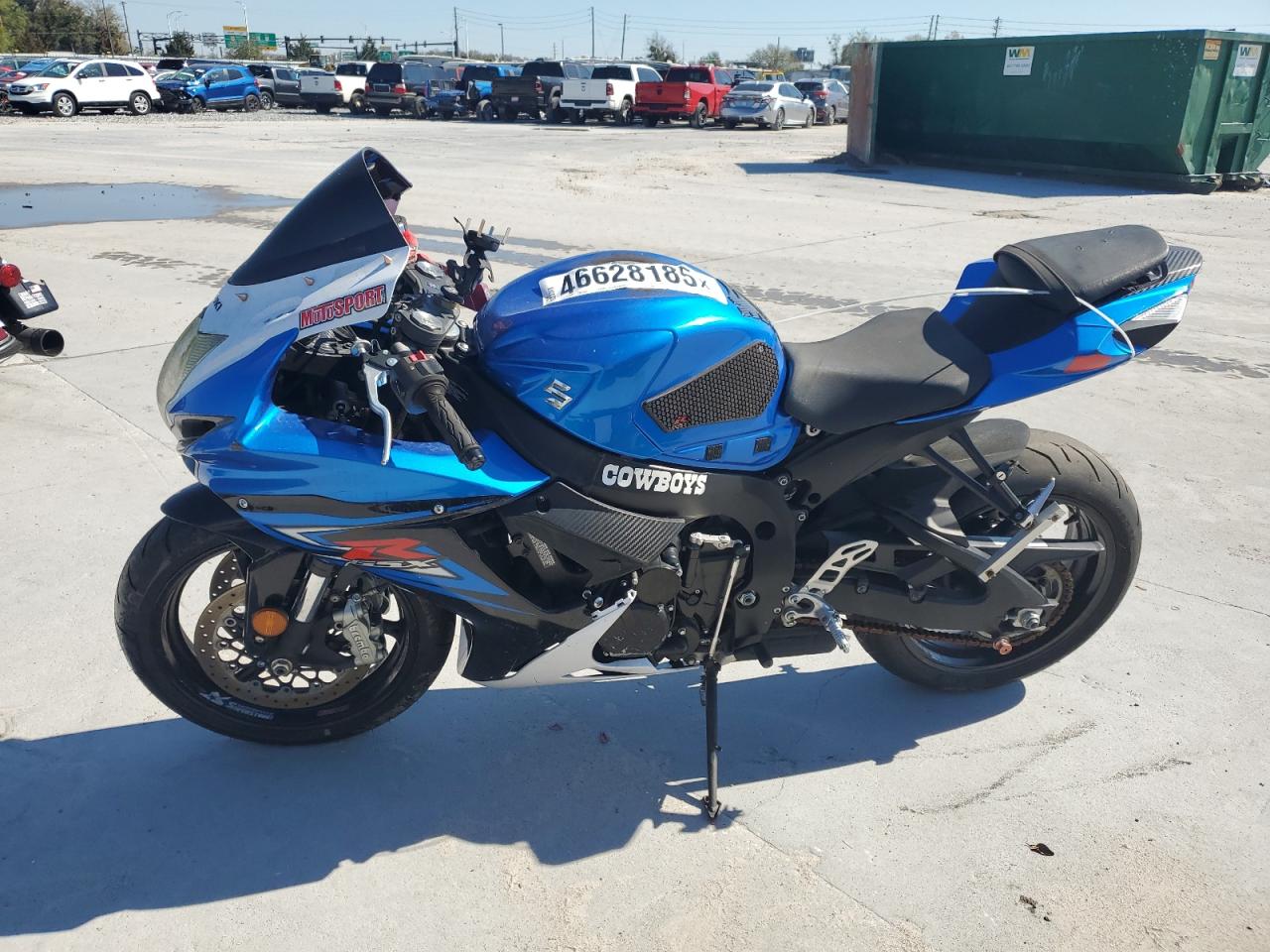 2014 Suzuki Gsx-R600 VIN: JS1GN7FA8E2100622 Lot: 46628185