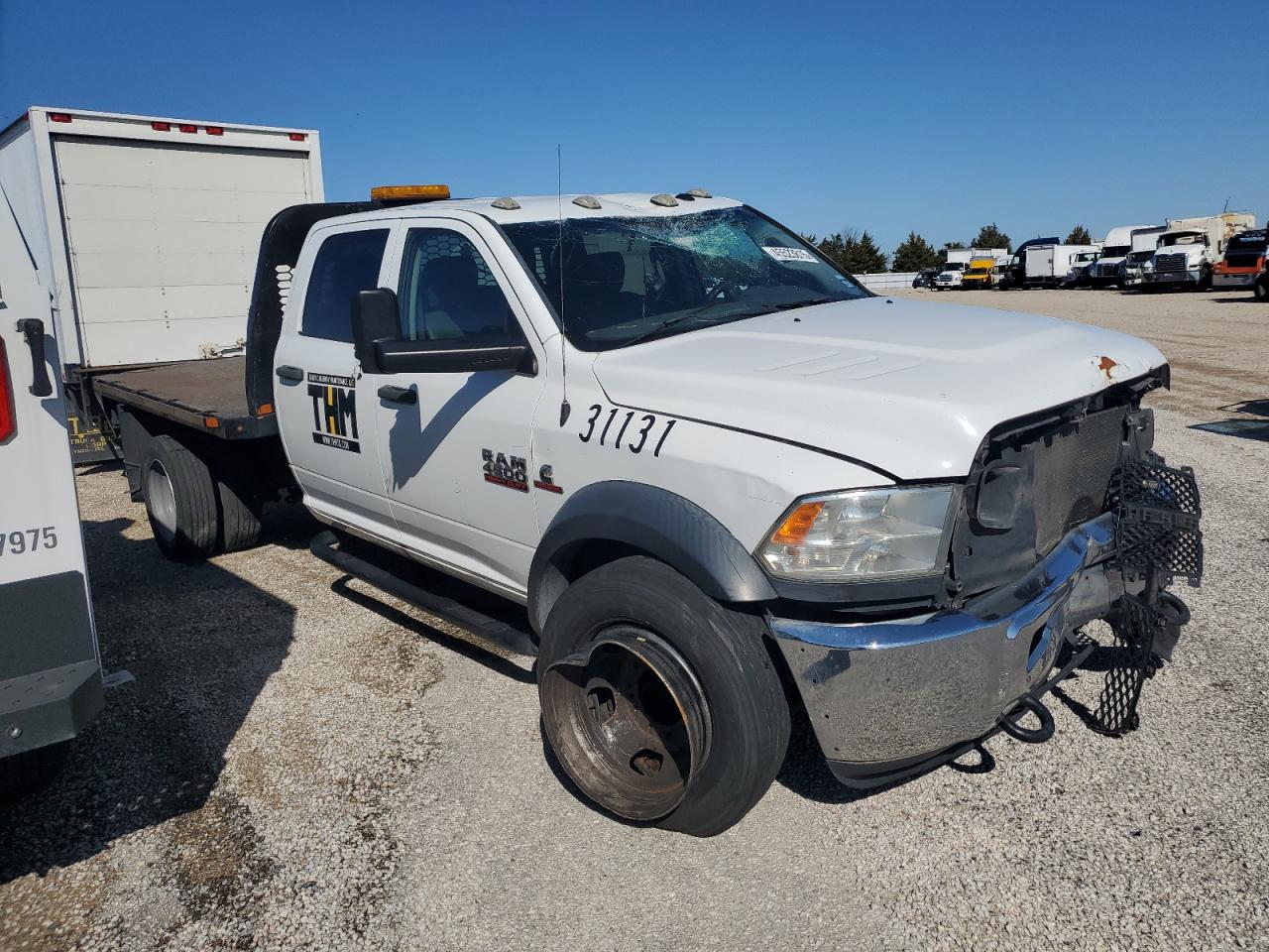 2016 Ram 4500 Crew Cab Flat Bed Truck VIN: 3C7WRKEL4GG304312 Lot: 45523815