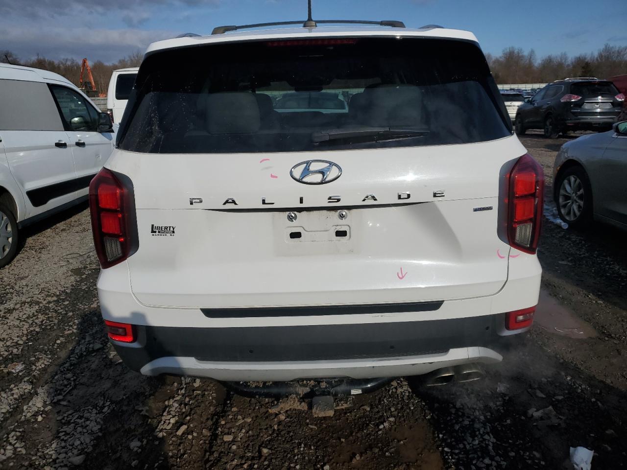 2020 Hyundai Palisade Sel VIN: KM8R4DHE2LU155368 Lot: 44053745