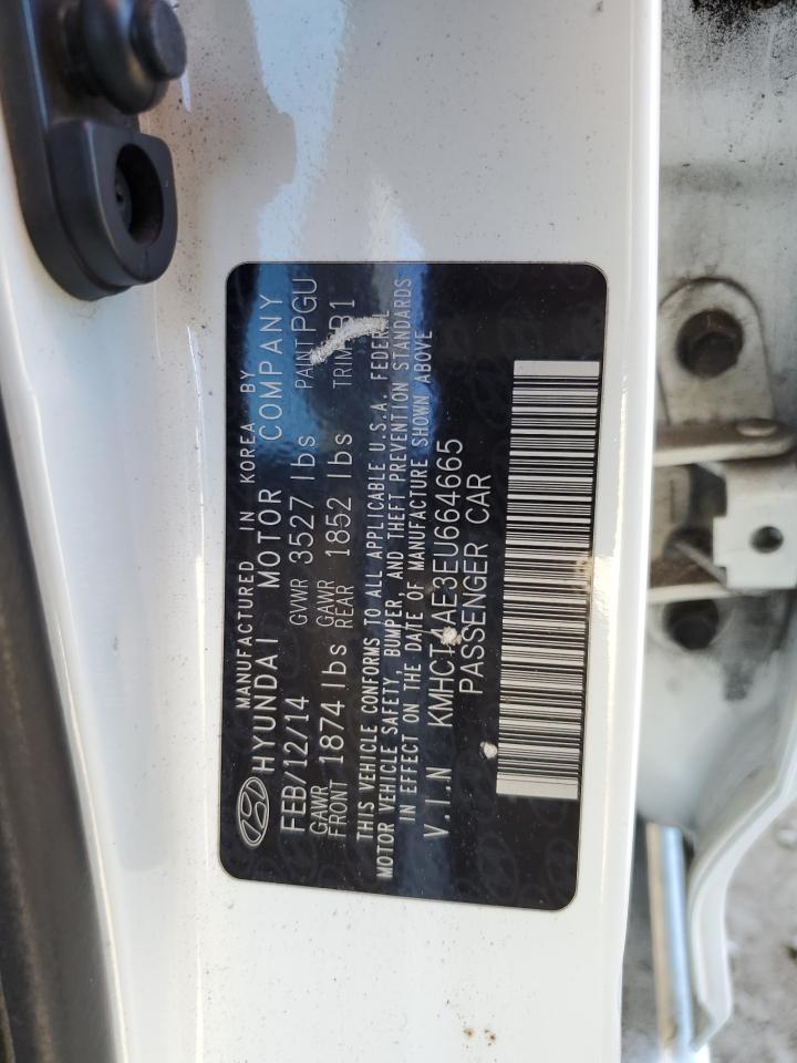 KMHCT4AE3EU664665 2014 Hyundai Accent Gls