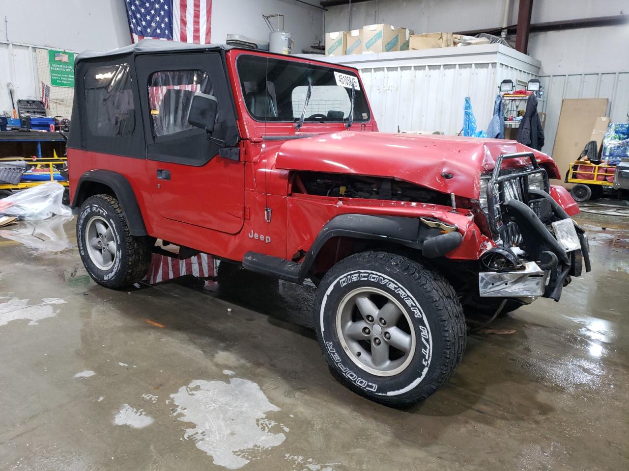 1994 Jeep Wrangler / Yj S VIN: 1J4FY19P6RP466183 Lot: 45105845