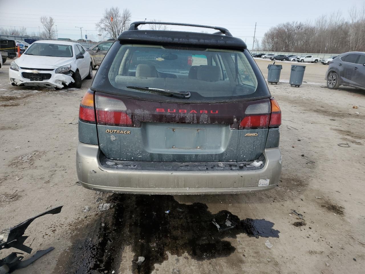 2001 Subaru Legacy Outback Awp VIN: 4S3BH675417663070 Lot: 46068655