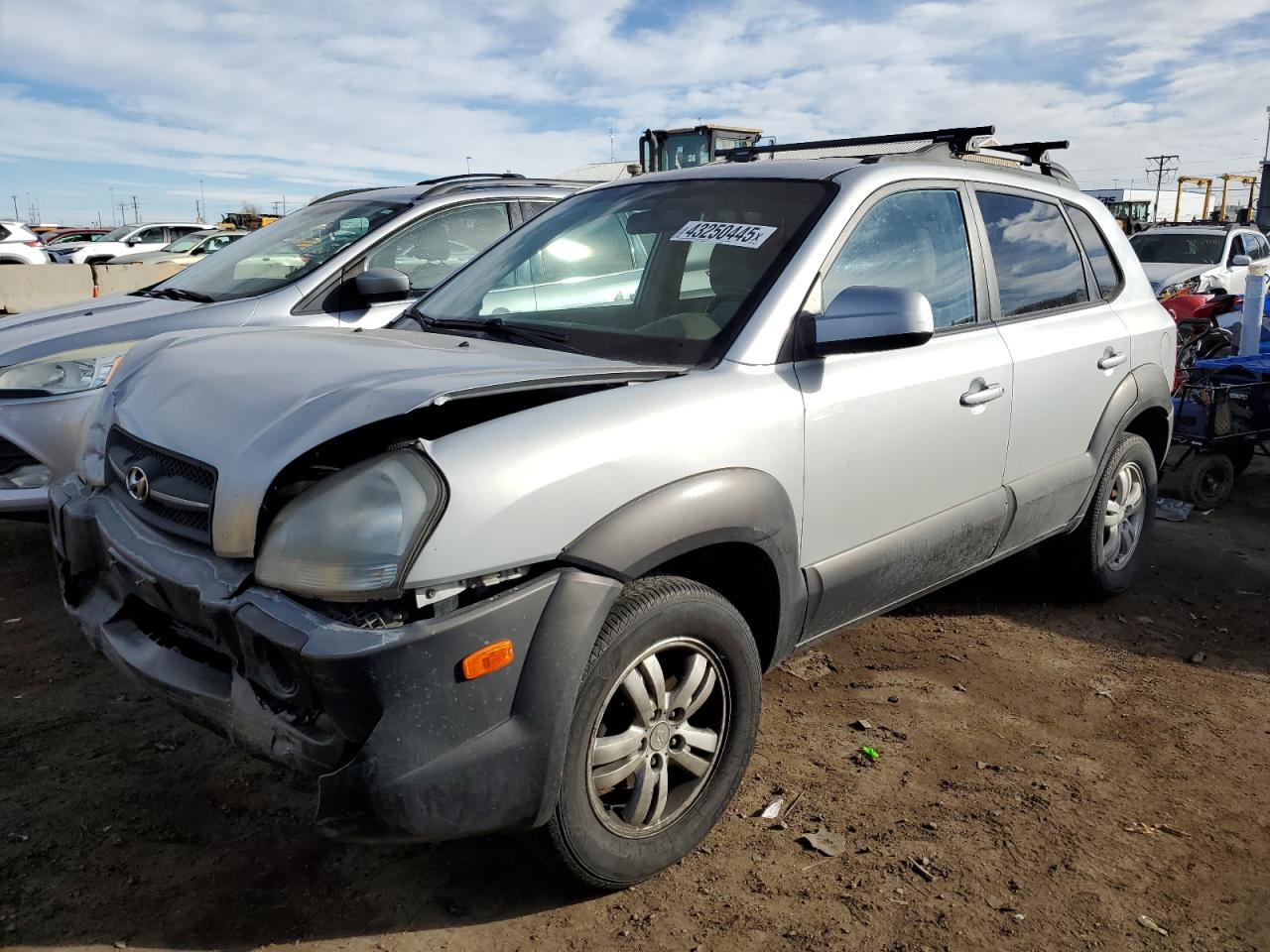 2007 Hyundai Tucson Se VIN: KM8JN72D47U615809 Lot: 43250445