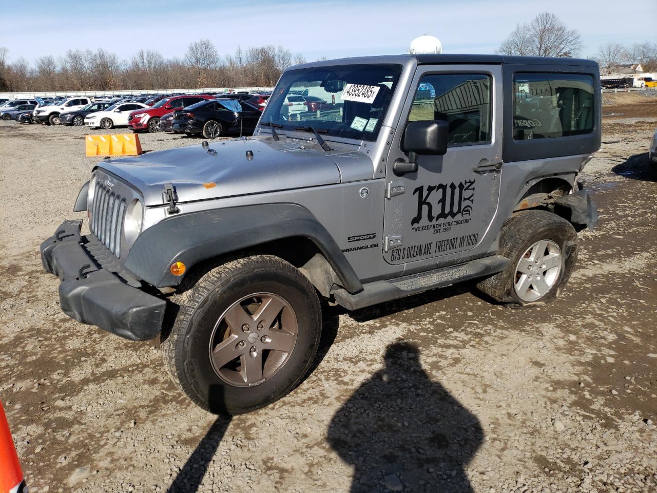 2013 Jeep Wrangler Sport VIN: 1C4GJWAG4DL606173 Lot: 43952485