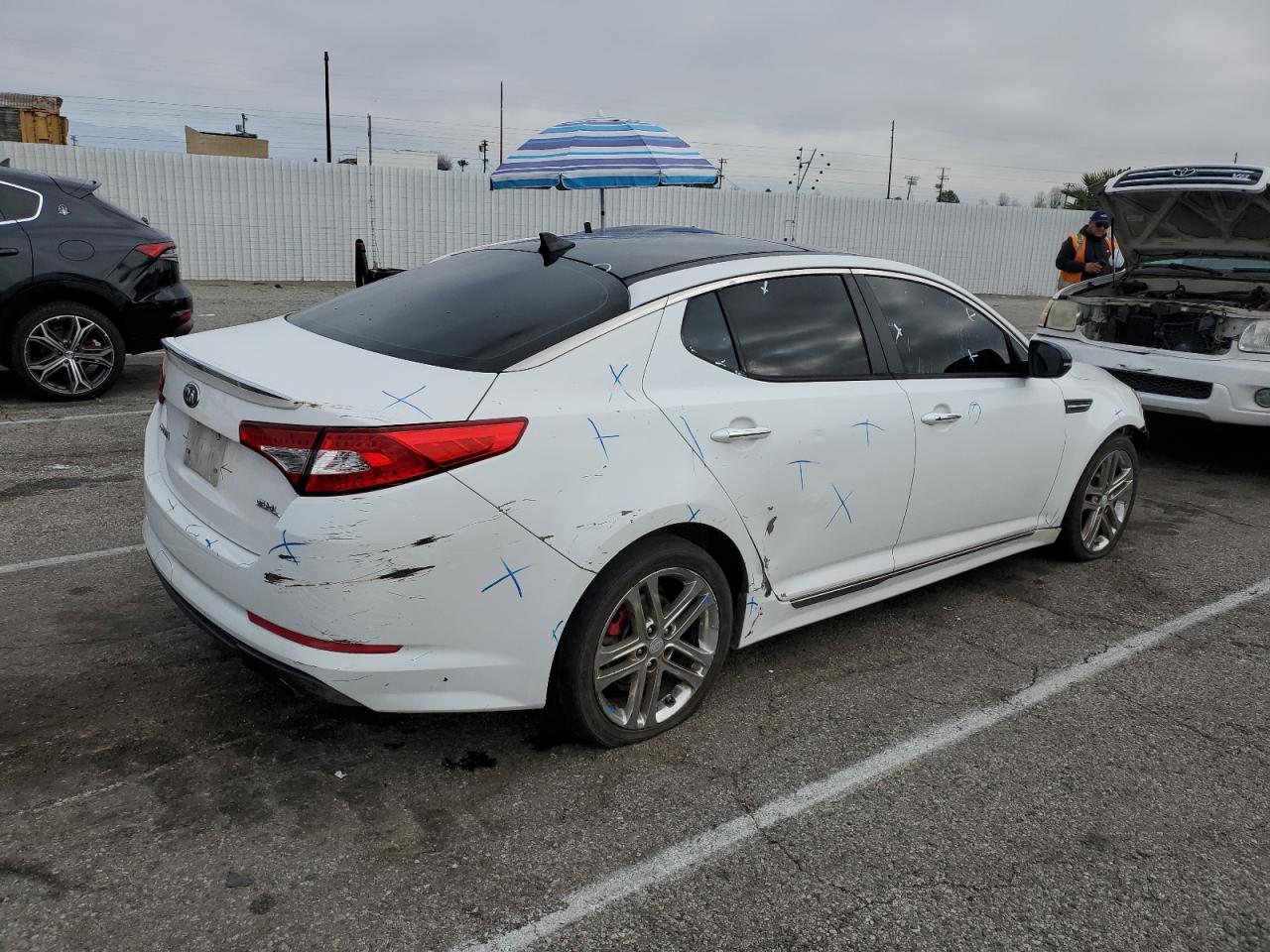 2013 Kia Optima Sx VIN: 5XXGR4A6XDG130791 Lot: 41843465