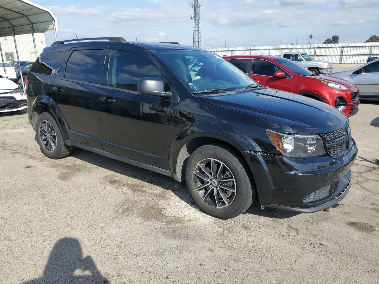 2018 Dodge Journey Se VIN: 3C4PDCAB6JT384195 Lot: 44827885