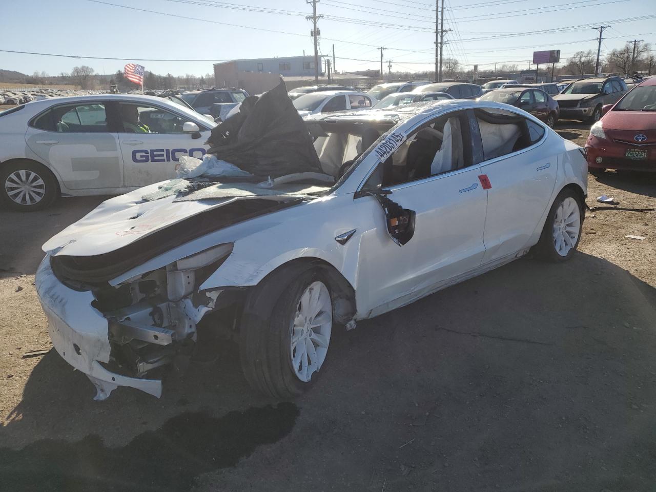 5YJ3E1EAXKF483989 2019 Tesla Model 3