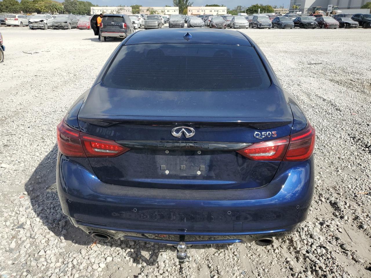 JN1FV7DP4NM370267 2022 Infiniti Q50 Red Sport 400