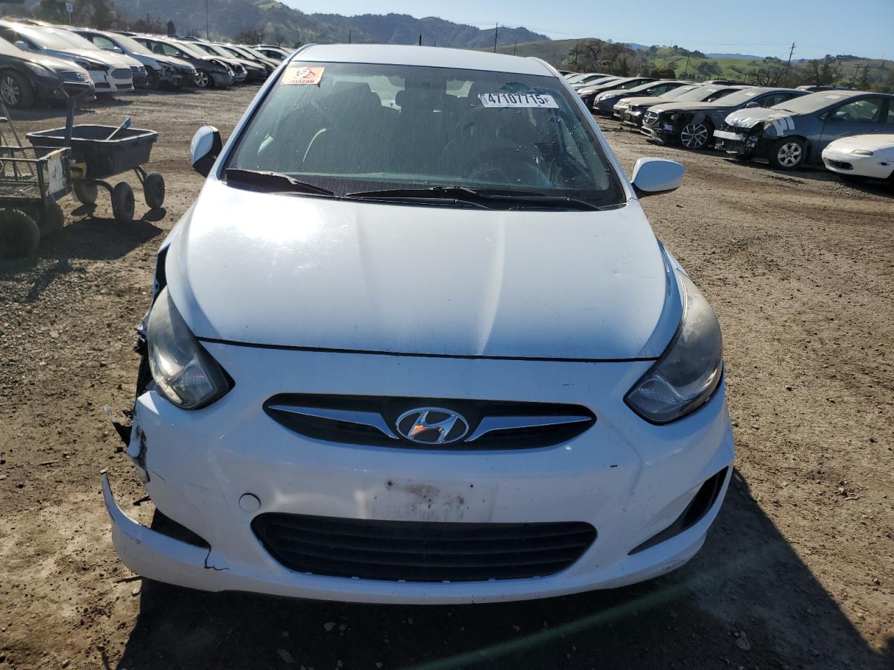 KMHCT4AE3EU664665 2014 Hyundai Accent Gls