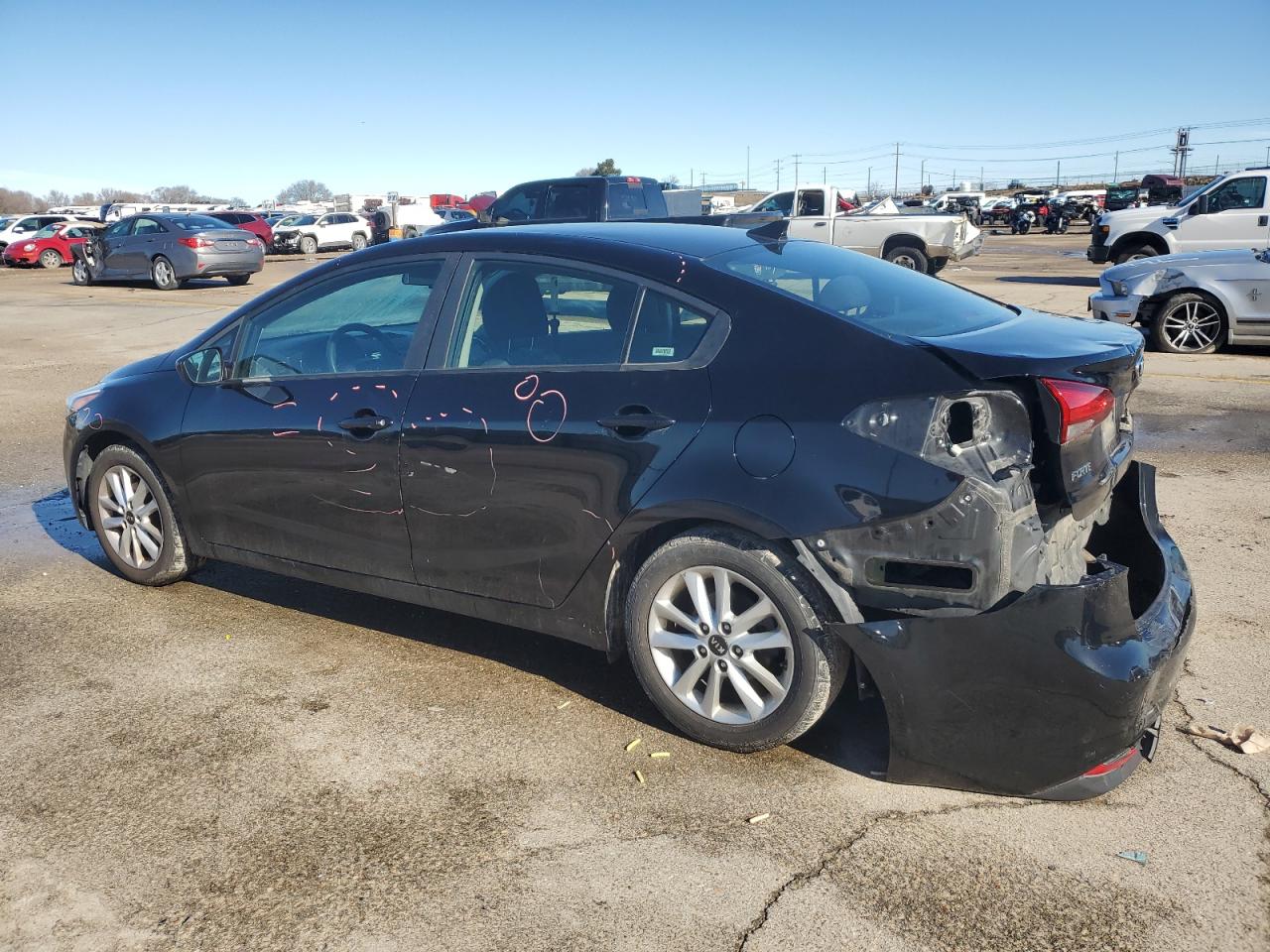 2017 Kia Forte Lx VIN: 3KPFL4A74HE007587 Lot: 45609845