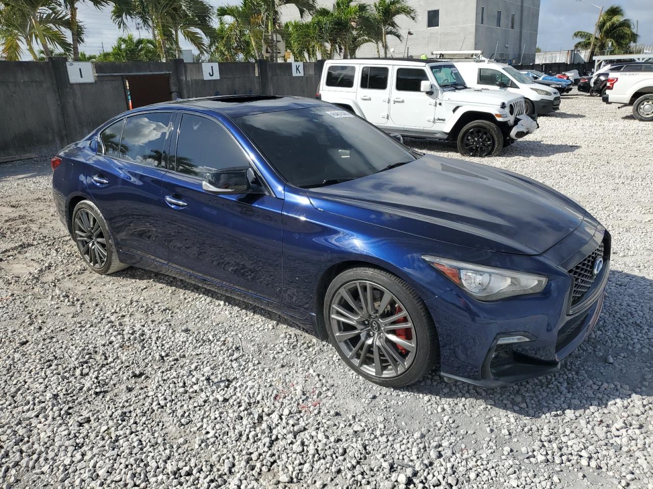 2022 Infiniti Q50 Red Sport 400 VIN: JN1FV7DP4NM370267 Lot: 45451545