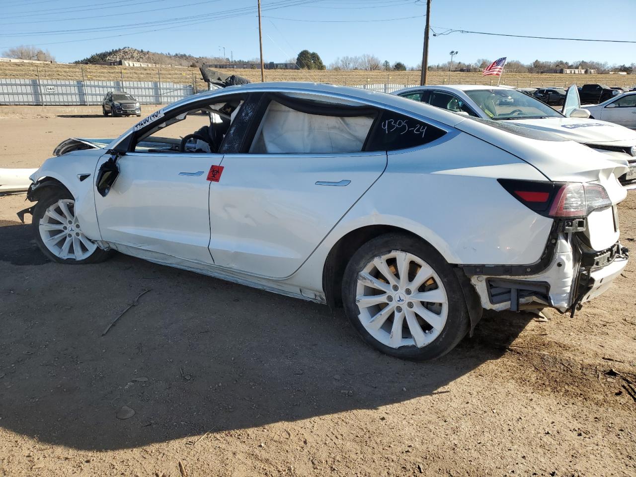 2019 Tesla Model 3 VIN: 5YJ3E1EAXKF483989 Lot: 44203145