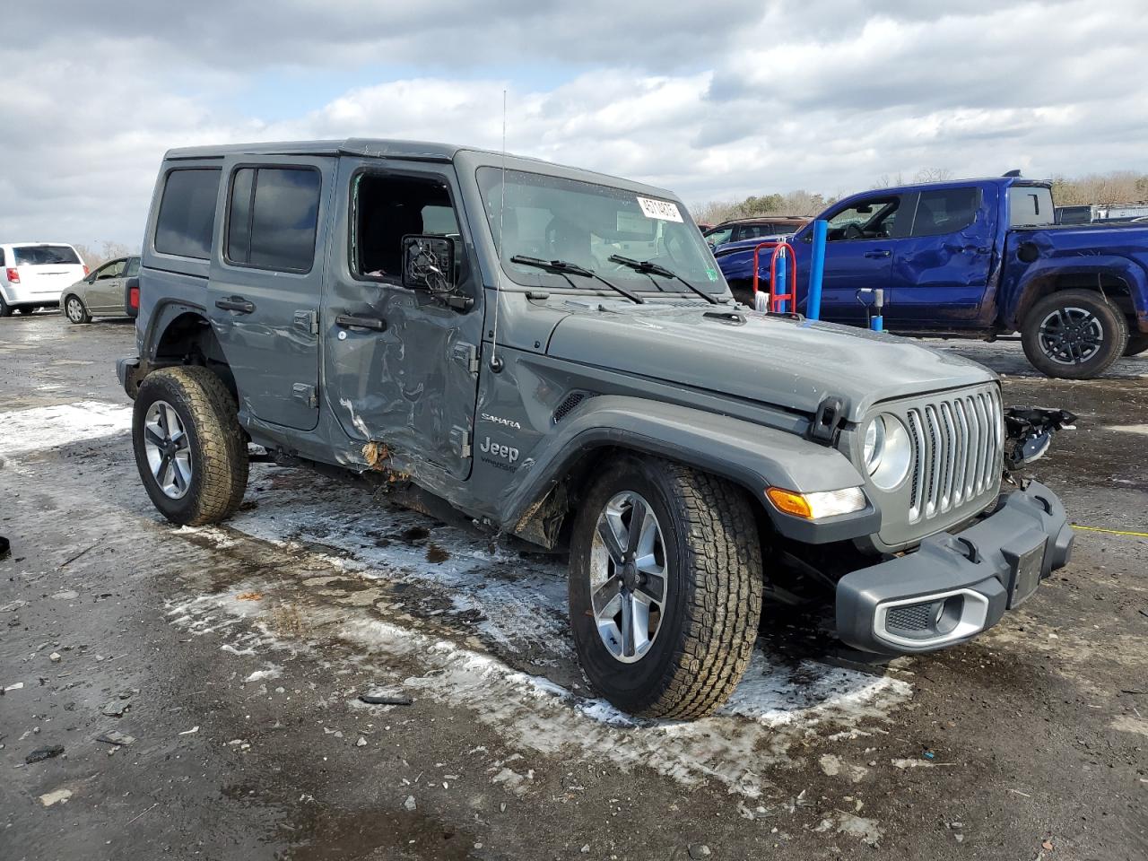 2019 Jeep Wrangler Unlimited Sahara VIN: 1C4HJXEG8KW665341 Lot: 45714875