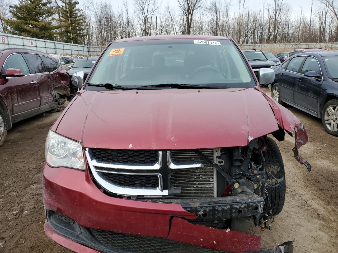 2014 Dodge Grand Caravan Se VIN: 2C4RDGBG1ER284167 Lot: 42567115