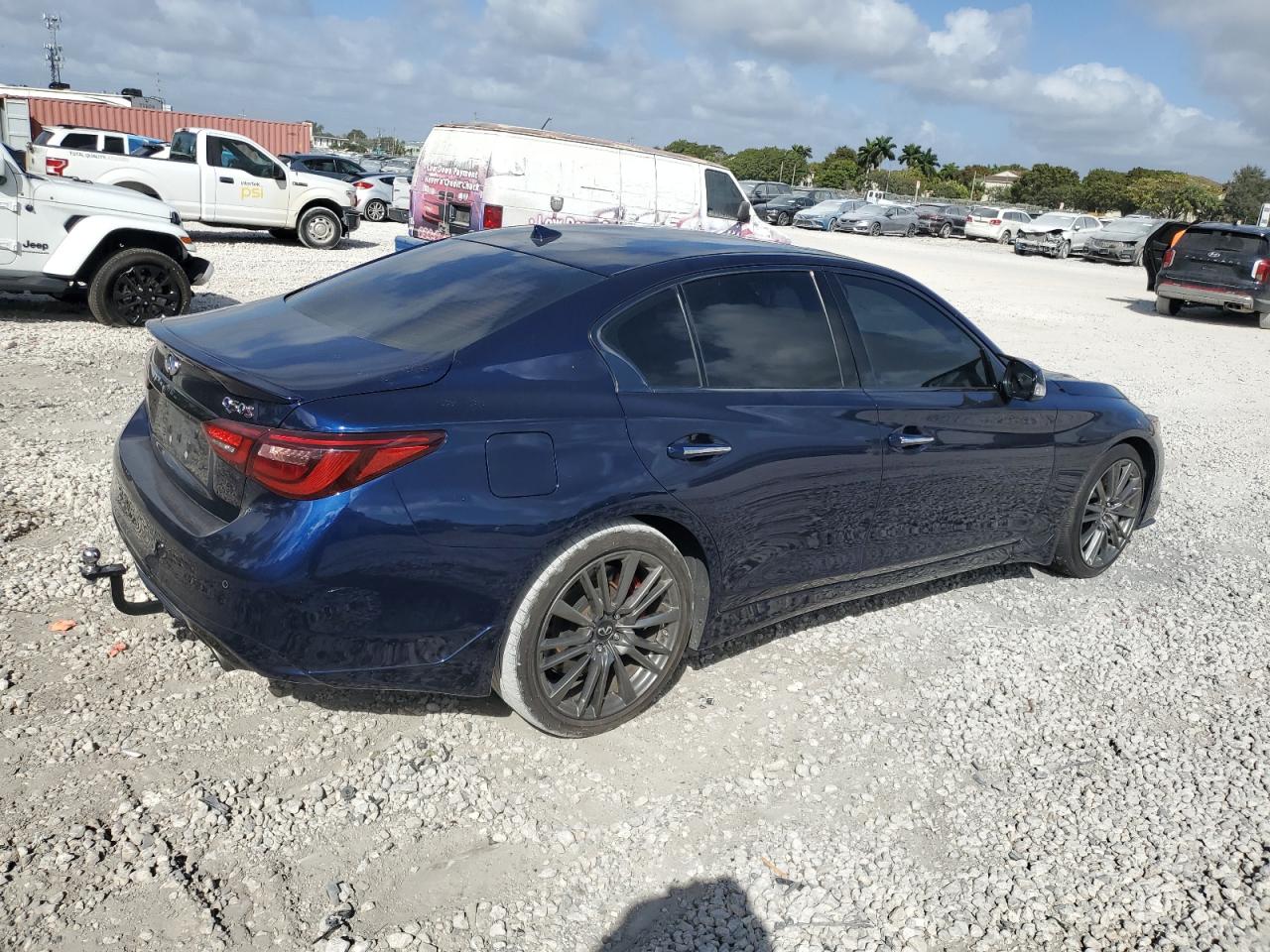 2022 Infiniti Q50 Red Sport 400 VIN: JN1FV7DP4NM370267 Lot: 45451545