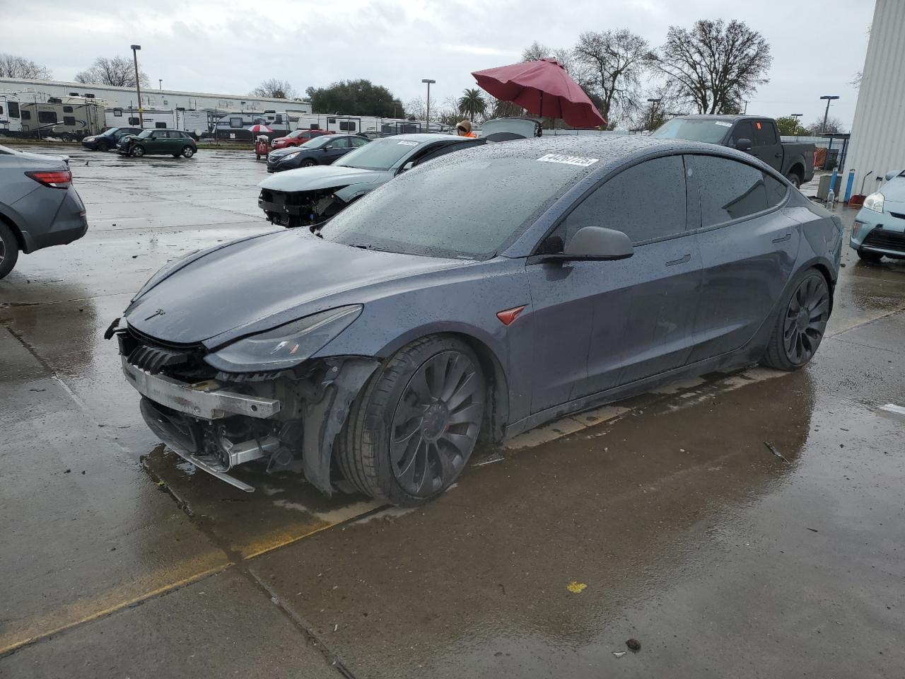 2021 Tesla Model 3 VIN: 5YJ3E1EC4MF935844 Lot: 44267725