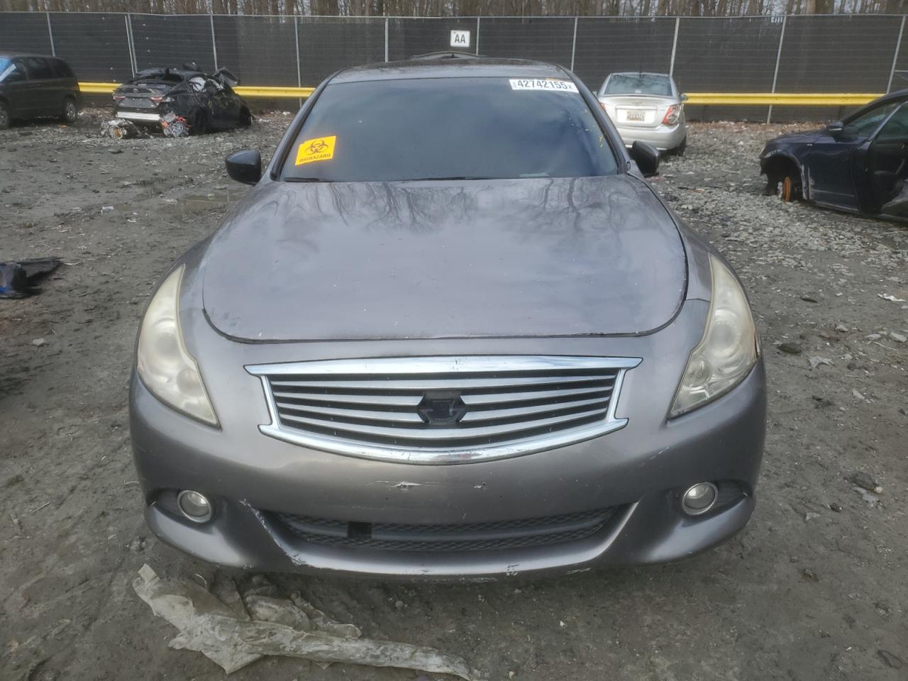 2013 Infiniti G37 VIN: JN1CV6AR2DM768174 Lot: 42742155