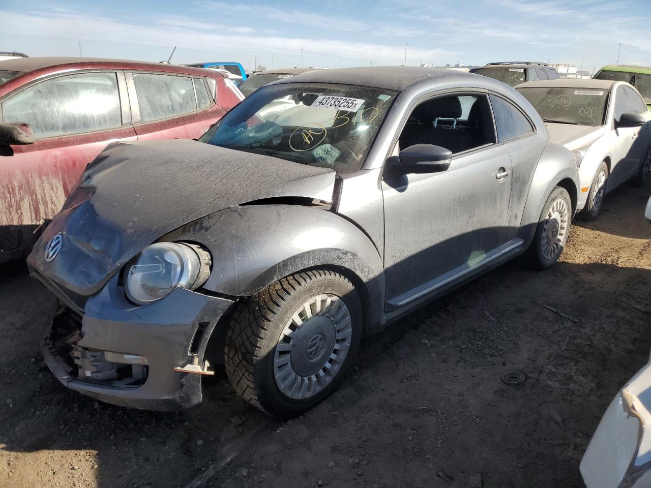 2014 Volkswagen Beetle VIN: 3VWJX7AT4EM614035 Lot: 43735255