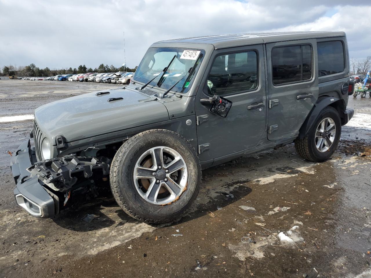 2019 Jeep Wrangler Unlimited Sahara VIN: 1C4HJXEG8KW665341 Lot: 45714875