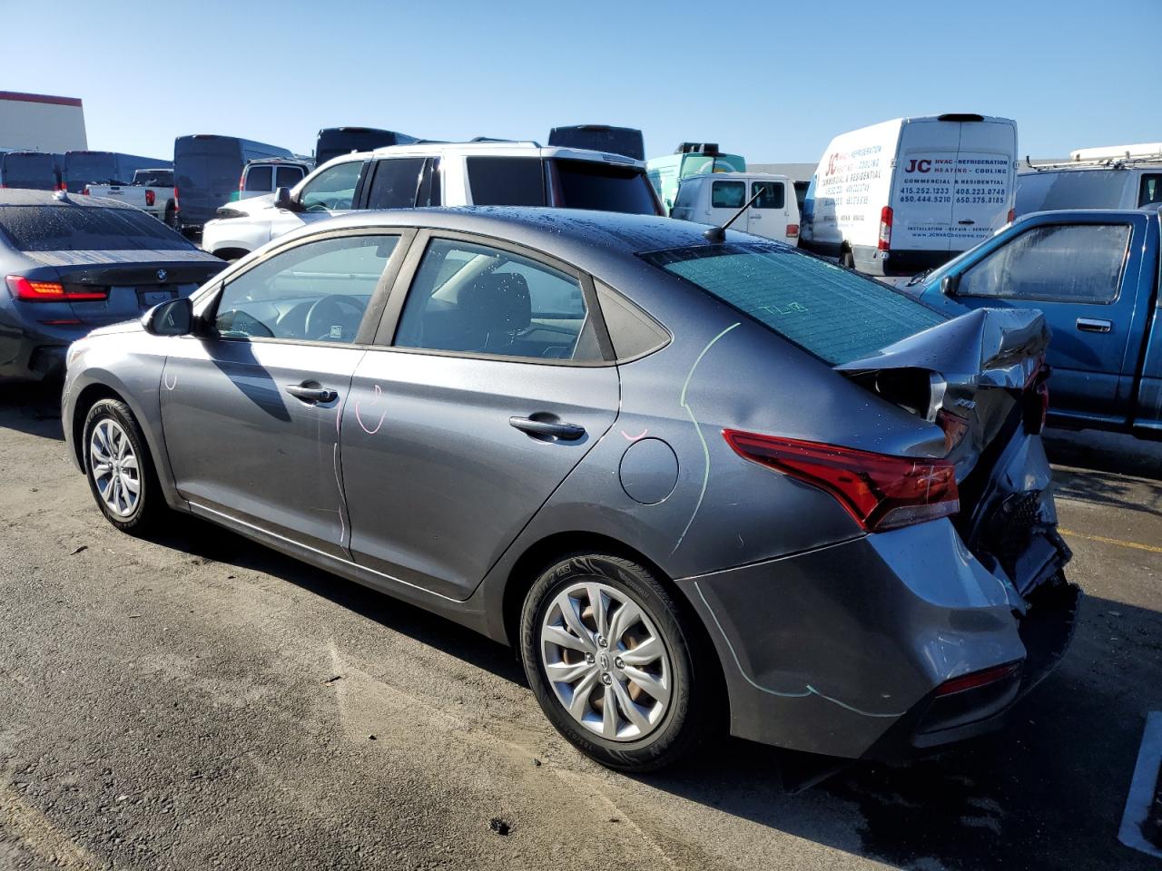 2018 Hyundai Accent Se VIN: 3KPC24A33JE018279 Lot: 43837395