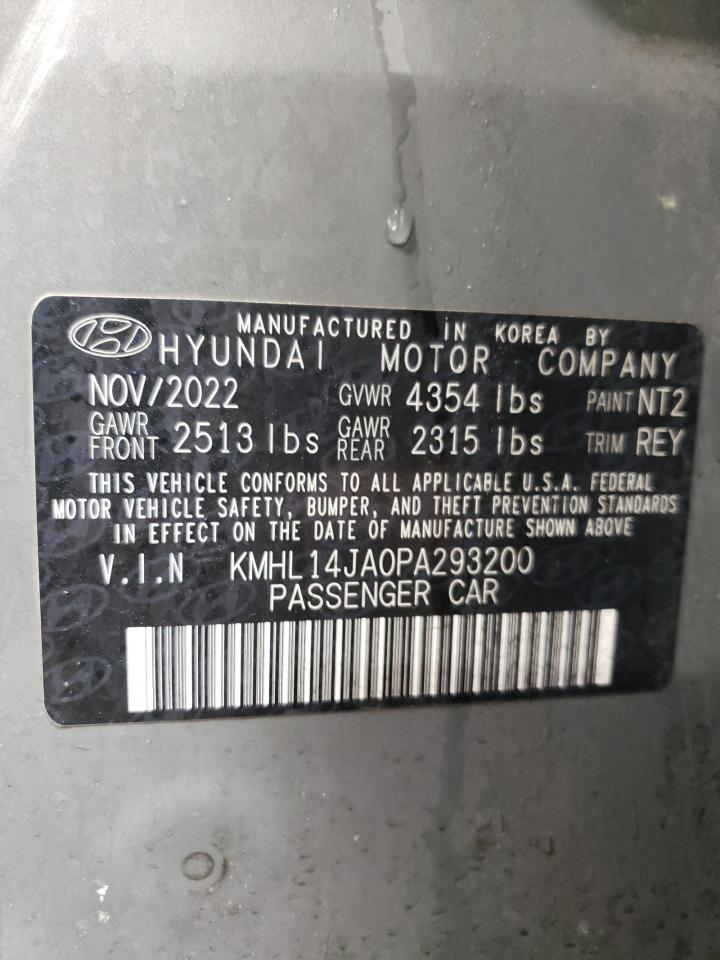 2023 Hyundai Sonata Sel VIN: KMHL14JA0PA293200 Lot: 45371415