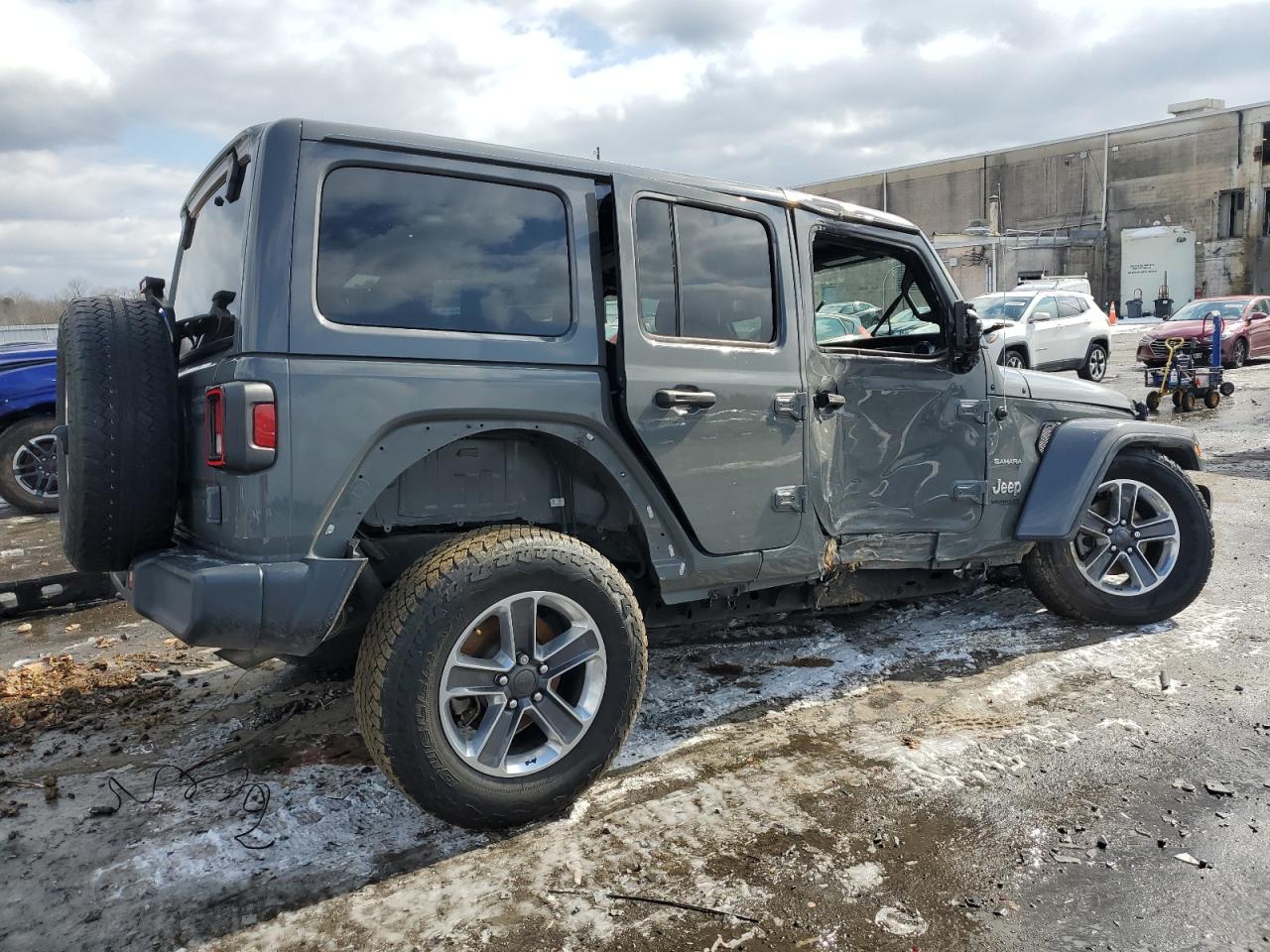 2019 Jeep Wrangler Unlimited Sahara VIN: 1C4HJXEG8KW665341 Lot: 45714875