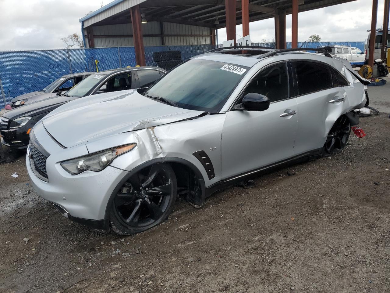 2017 Infiniti Qx70 VIN: JN8CS1MU0HM140438 Lot: 45424975