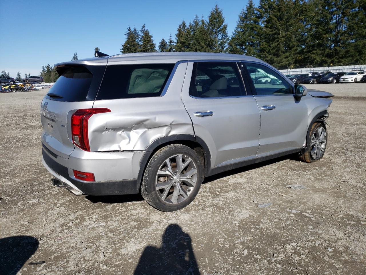 KM8R4DHE6NU410705 2022 Hyundai Palisade Sel